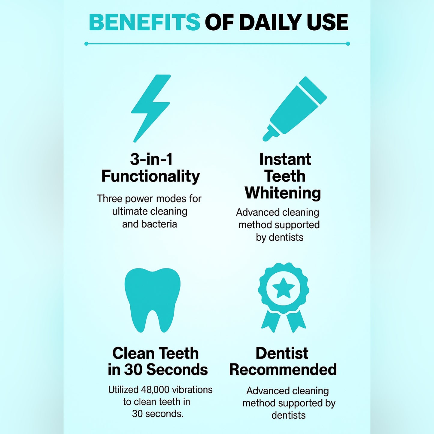 Brushly™ Automatic Sonic ToothBrush